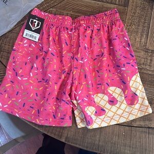 Pink Ice Cream Shorts